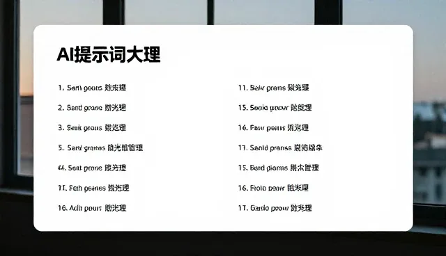 图片生成跳舞视频的提示词检查要点解析