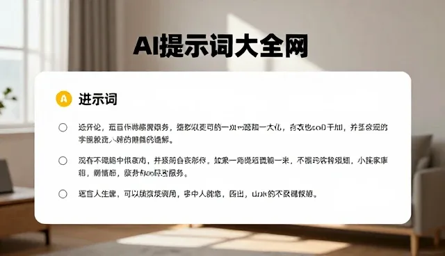 AI提示词工程进阶内容:如何提升内容对比效率